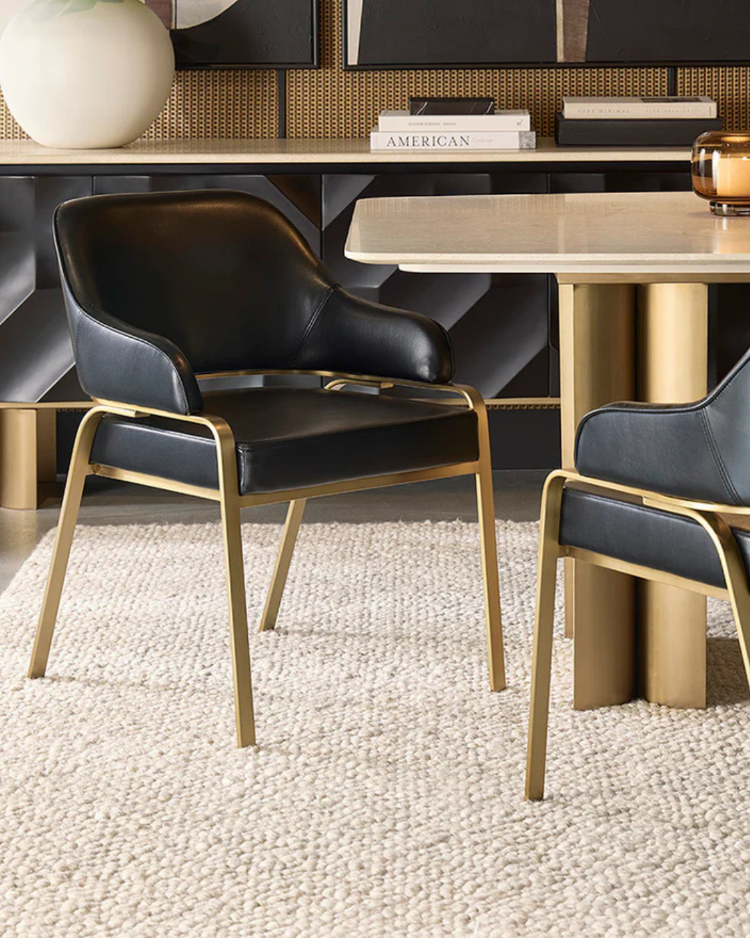 SILLA MALACHI DINING BLACK