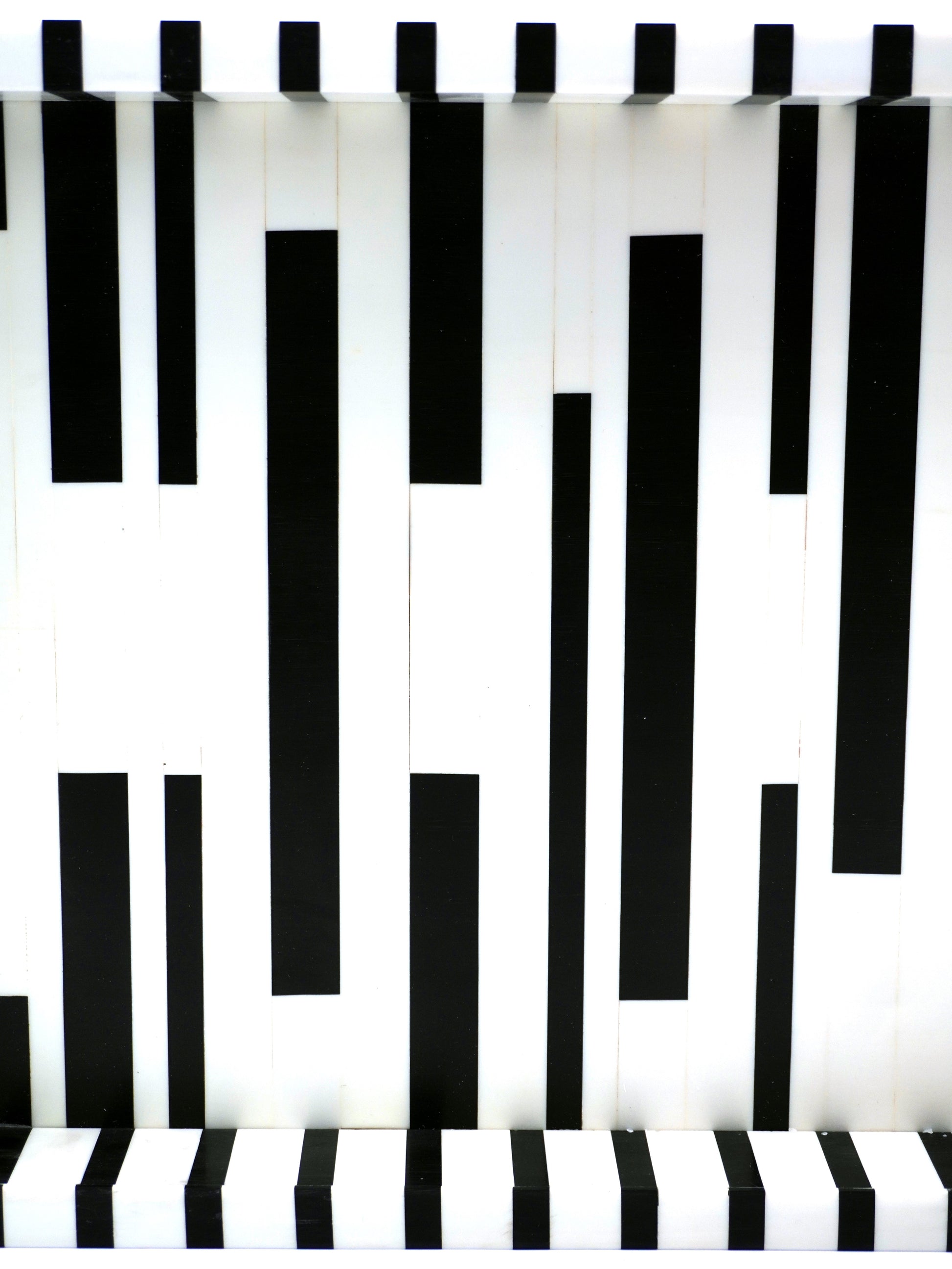 CHAROLA BRICK BLAK & WITHE