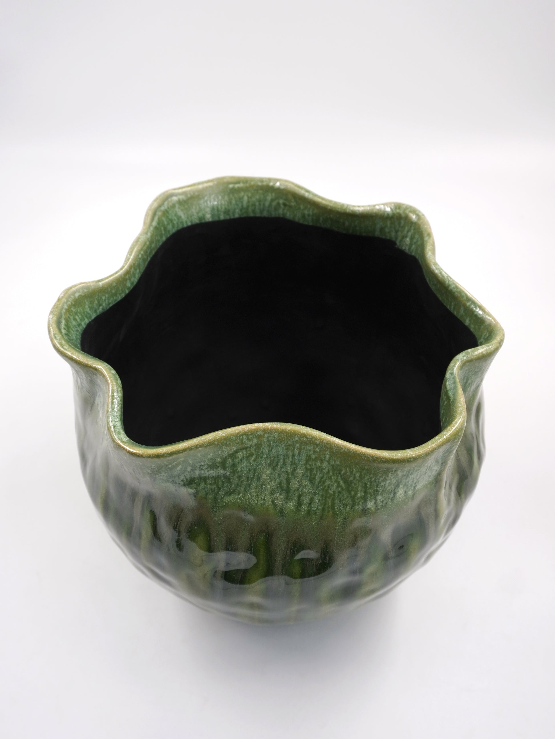 CERAMIC PLANTER GREEN