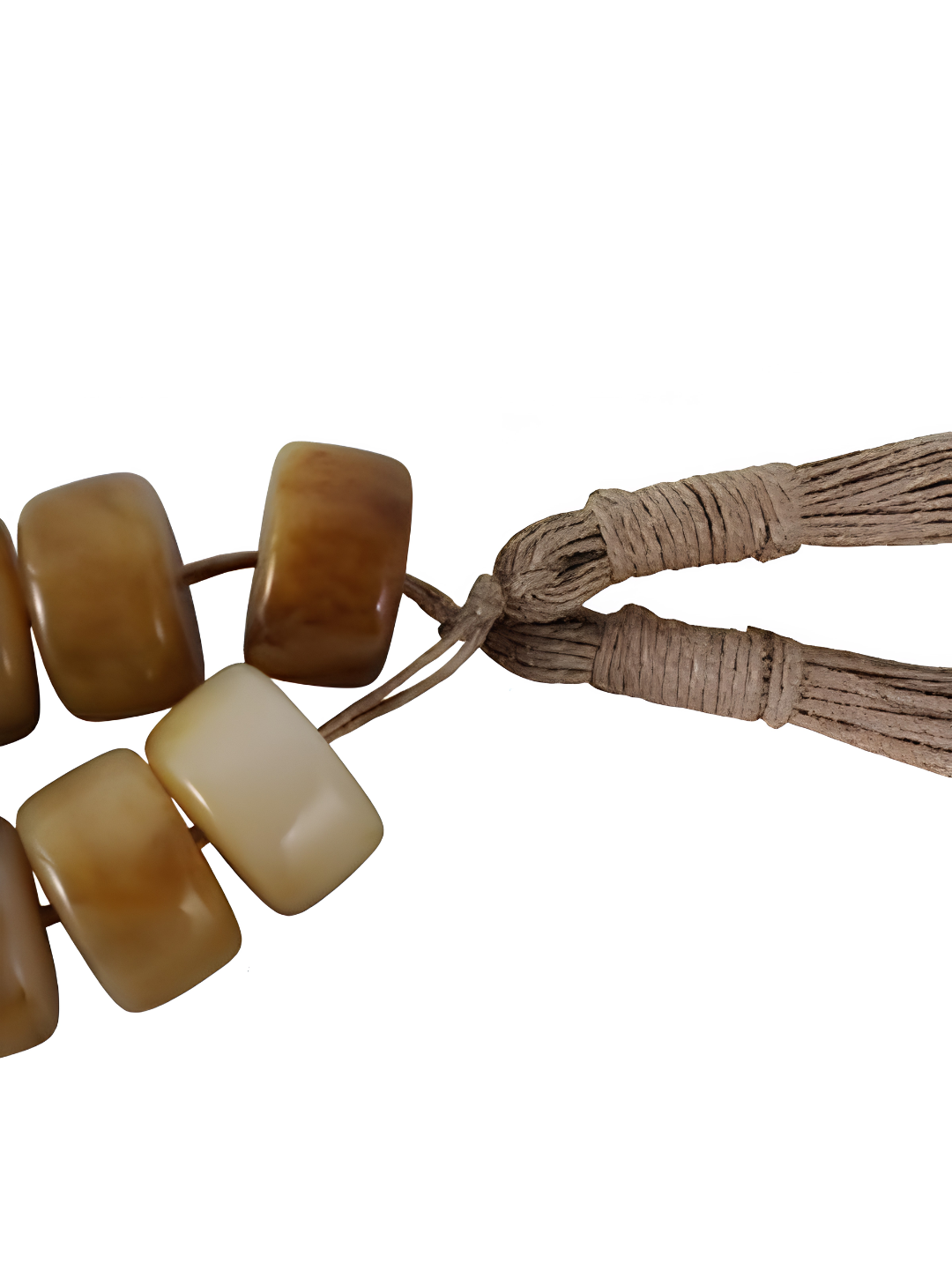 BEADS GARLAND BROWN