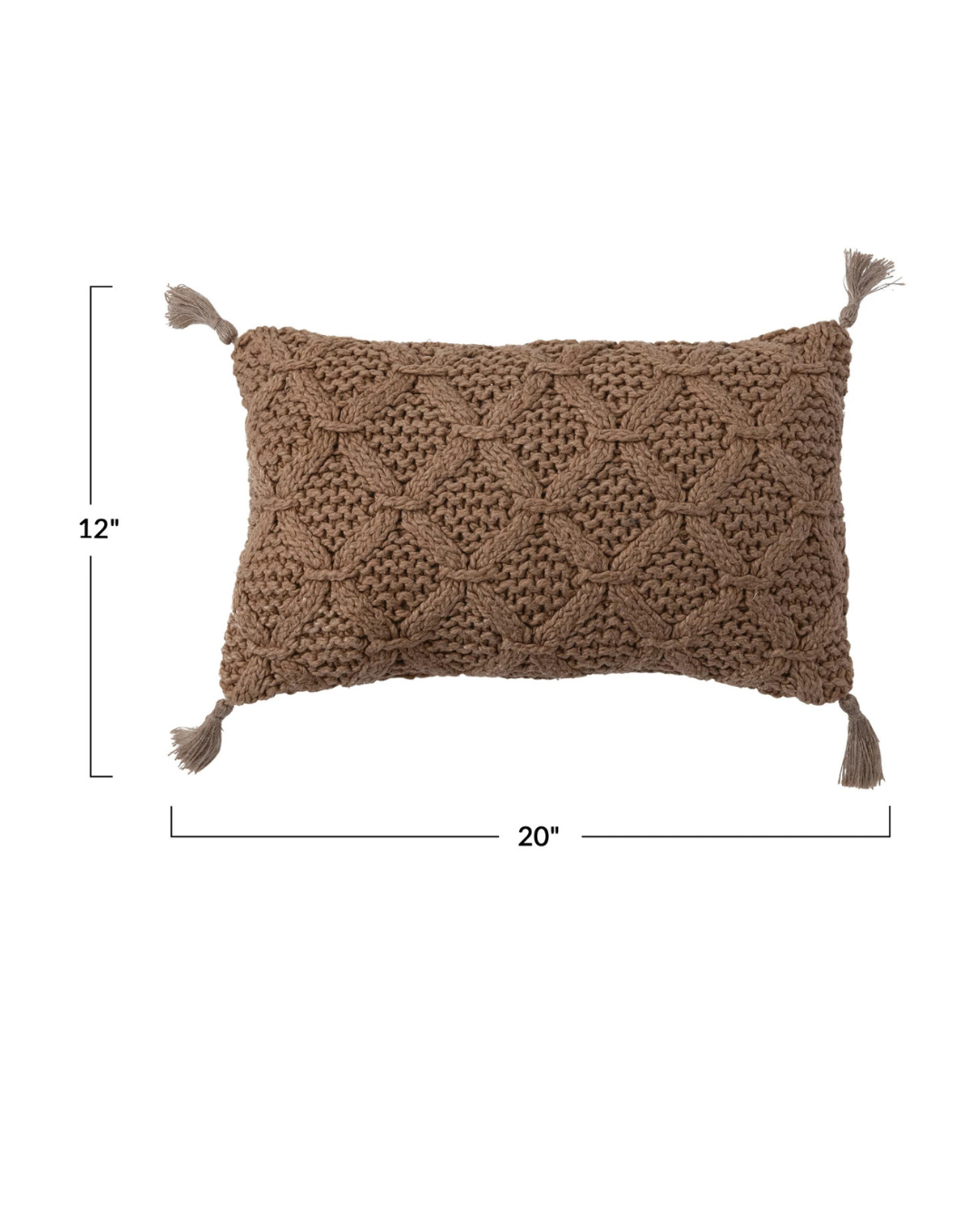 FUNDA DECO SLUB CAFÉ