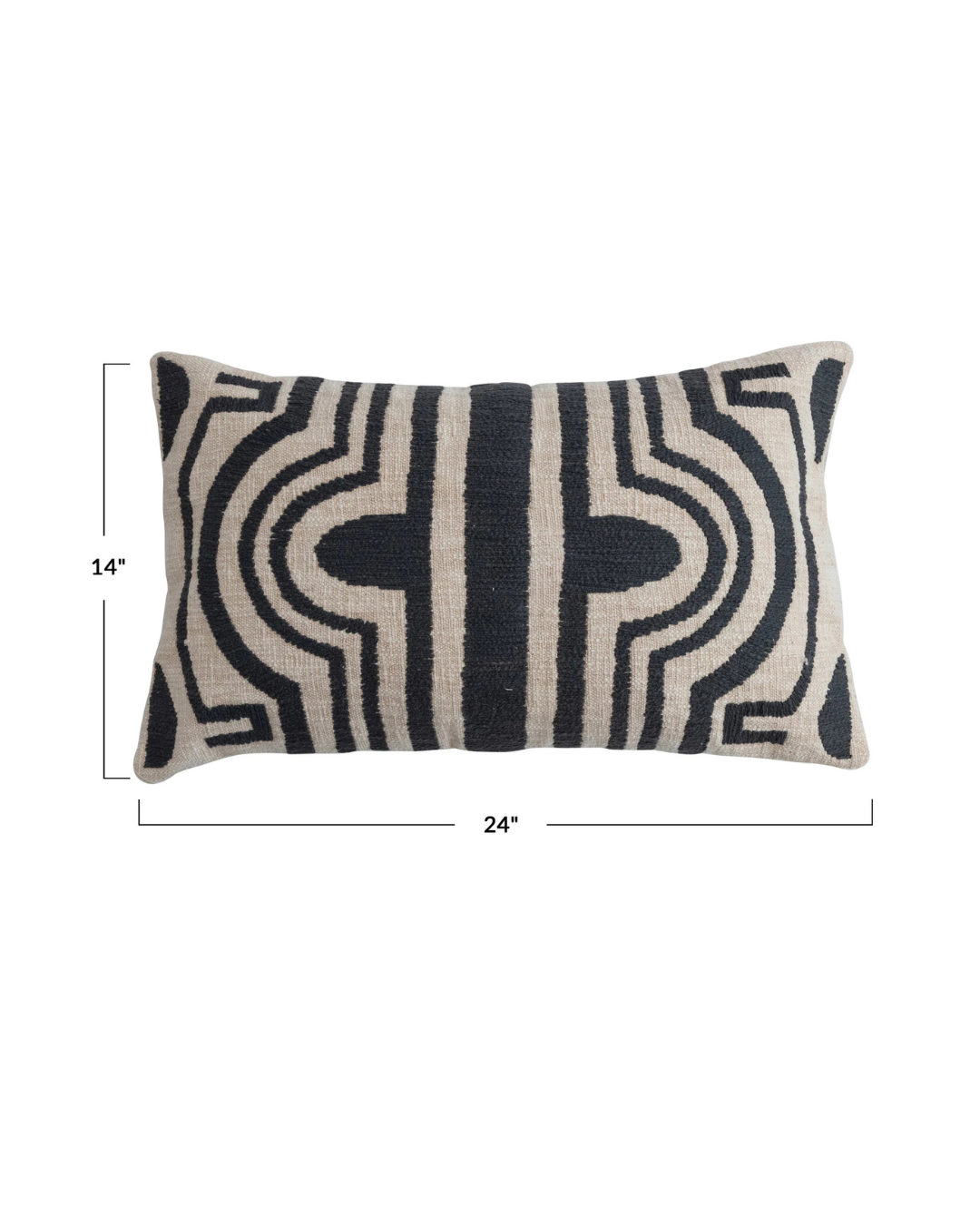FUNDA DECO LINES BCO-NEGRO