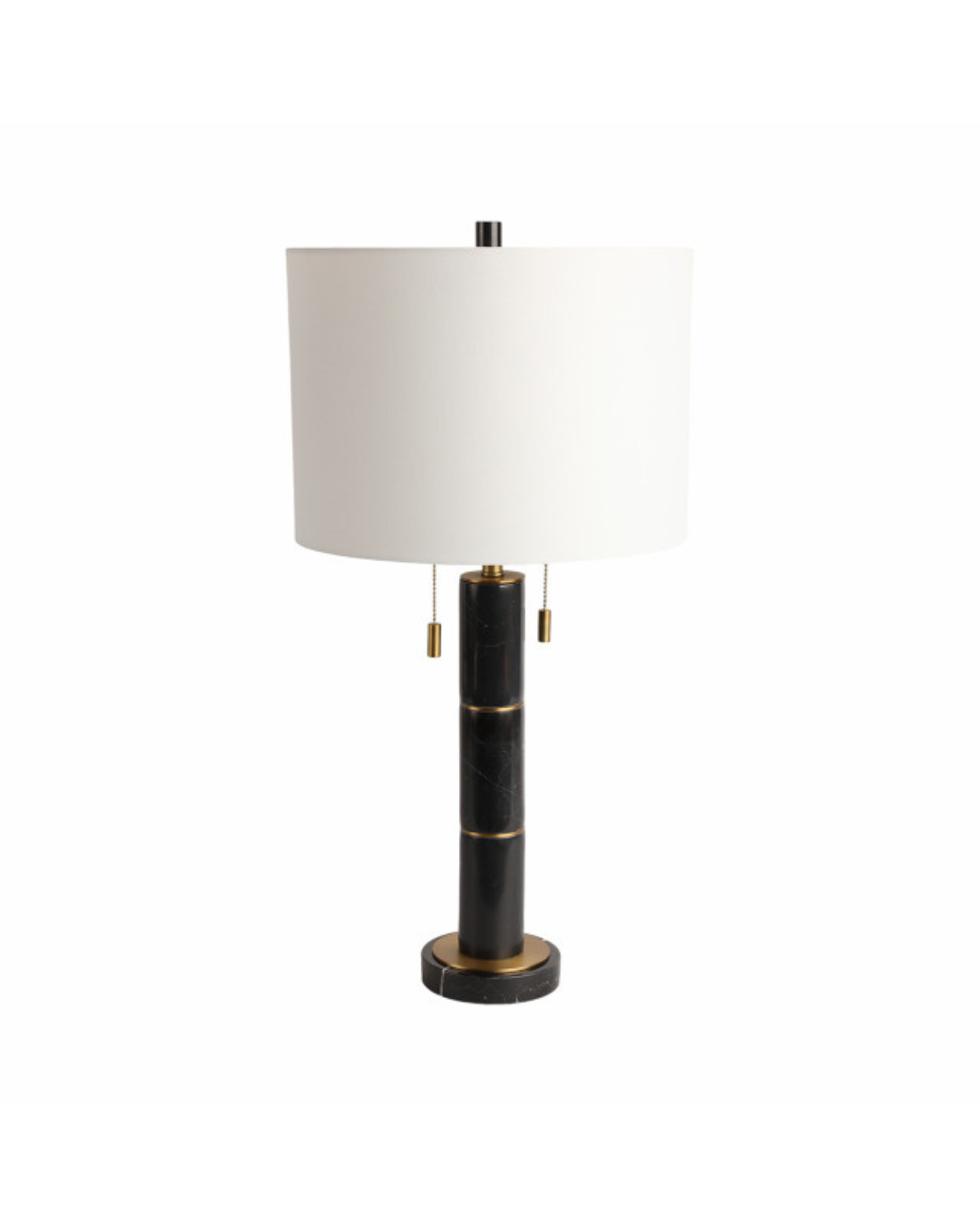 LAMPARA MARBLE BCO/NEGRO