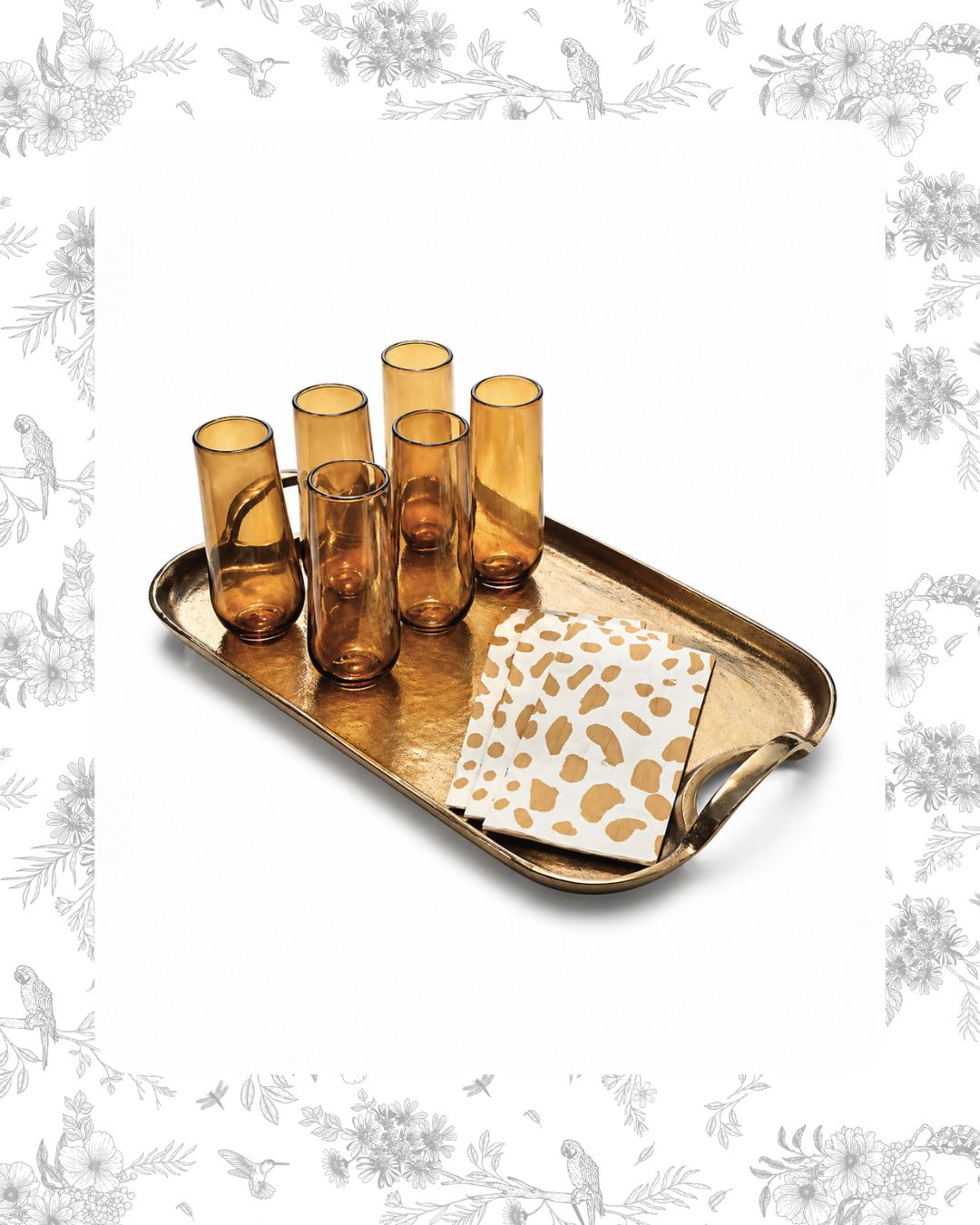 COCKTAIL GLASSES - AMBAR