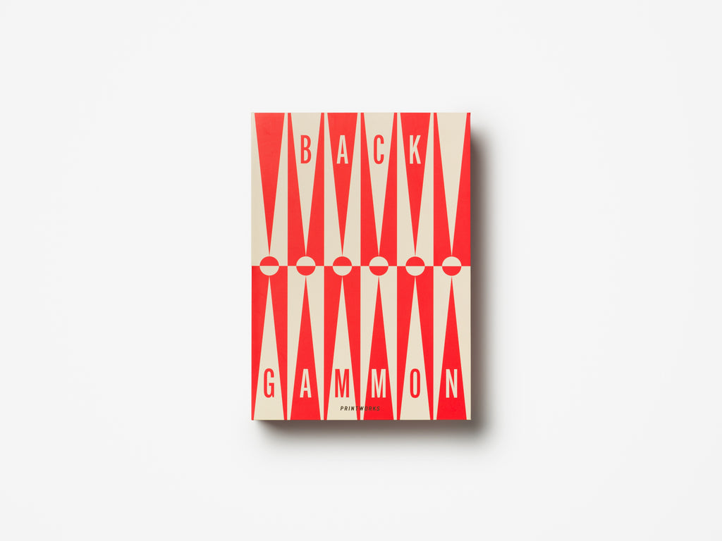 ART OF BACKGAMMON RED/CREAM