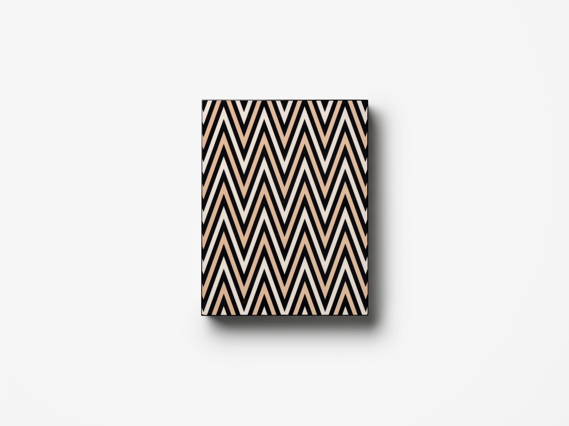 LACQUERED BACKGAMMON - BLACK