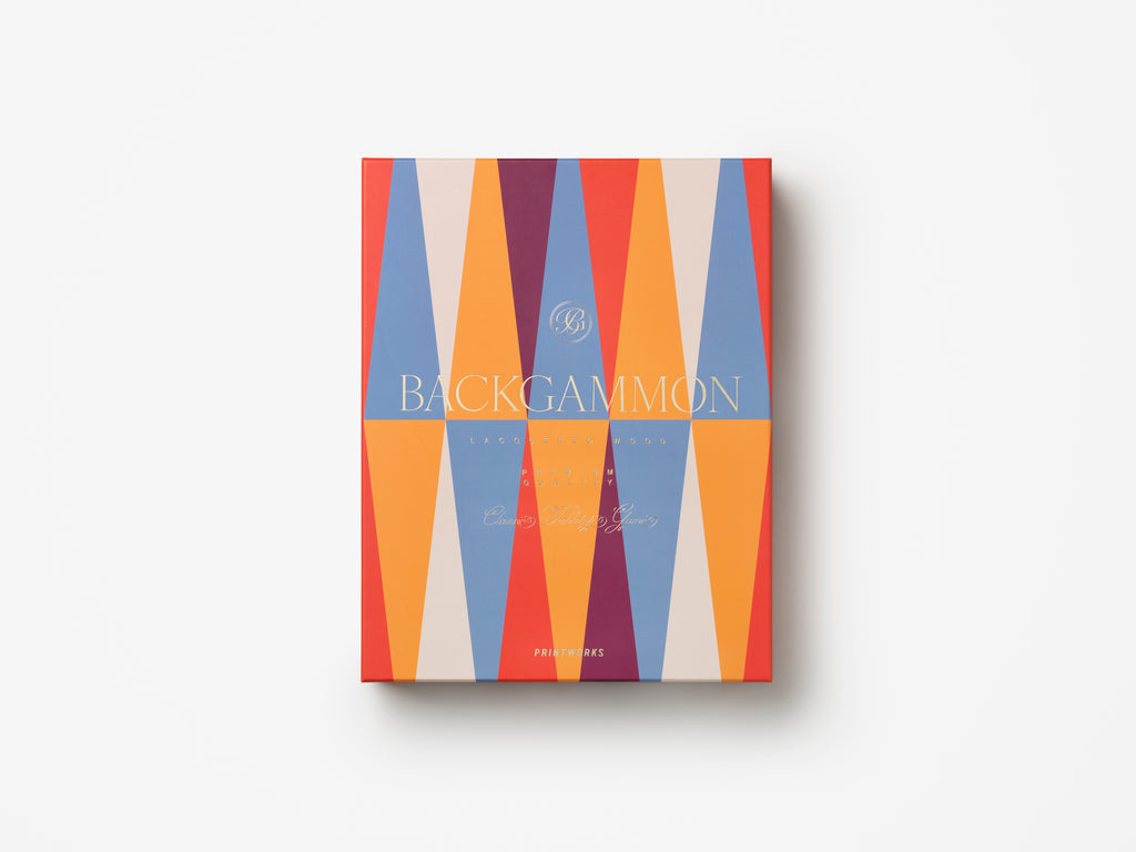 BACKGAMMON LACQUERED ORANGE