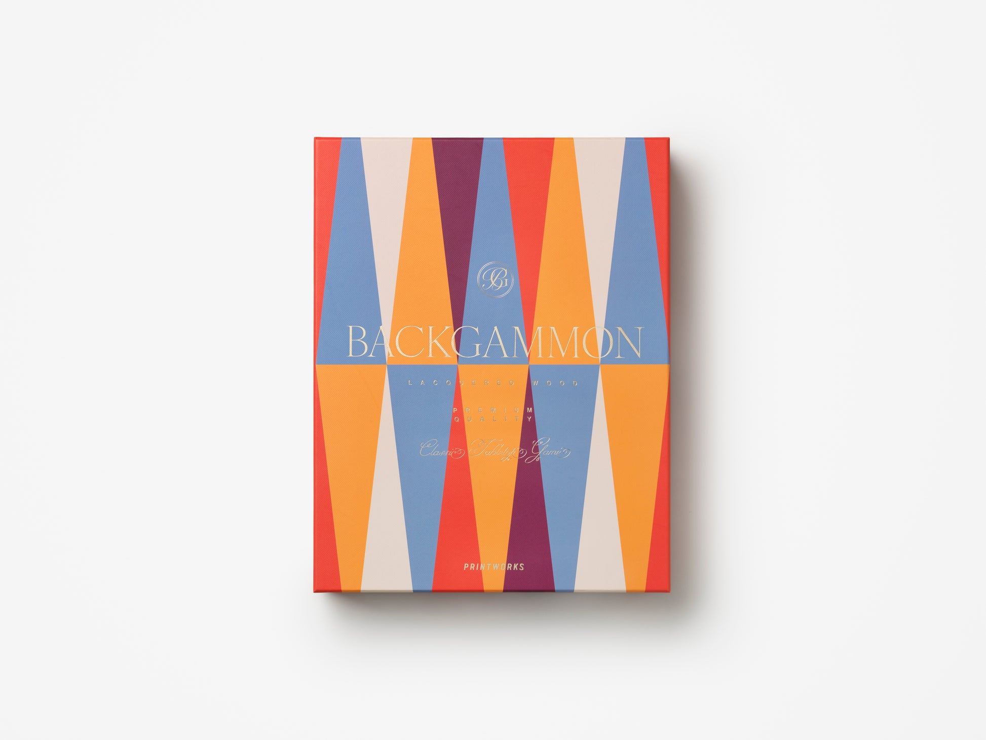 BACKGAMMON LACQUERED ORANGE