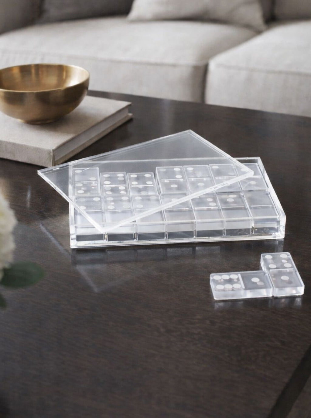 DOMINO CLEAR / WHITE