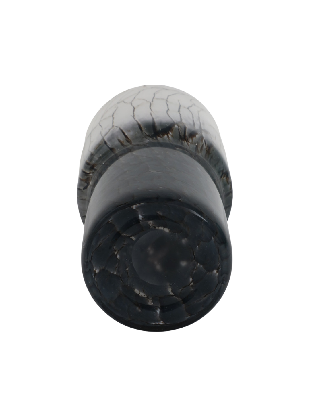 VASE ABSTRACT GLASS VEINING